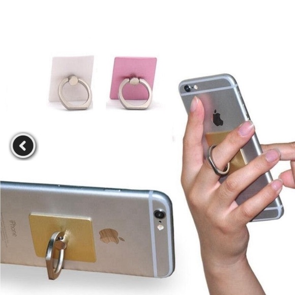 Universal Phone Ring Grip & Stand for Smartphones iPhone Android (Silver / Gold) - Picture 3 of 7